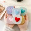 Contact Lens Box Macaron Color Square Love Portable Mirror Companion Box Travel Easy Carry Storage Container
