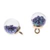 10 stykker 16 mm Tiny Star Glass Ball Charms Pendant DIY Craft rosa