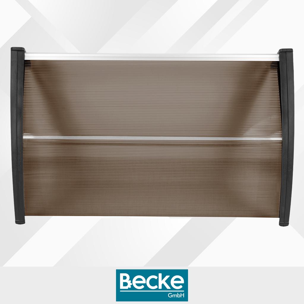 Canopy Over Entrance Door Balcony Window Air Conditioning Brown 120X80