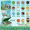 Magnetic Building Blocks Mine World Magnetic Forest House Brick Cube Toys Set Stem Sensory  Best Gift For 3+ Boy Girl Kid