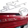 Tailgate ABS Inserts Letters Fit for  Silverado 2019-2022 3D Raised & Strong Adhesive Decals Letters Tailgate Emblems