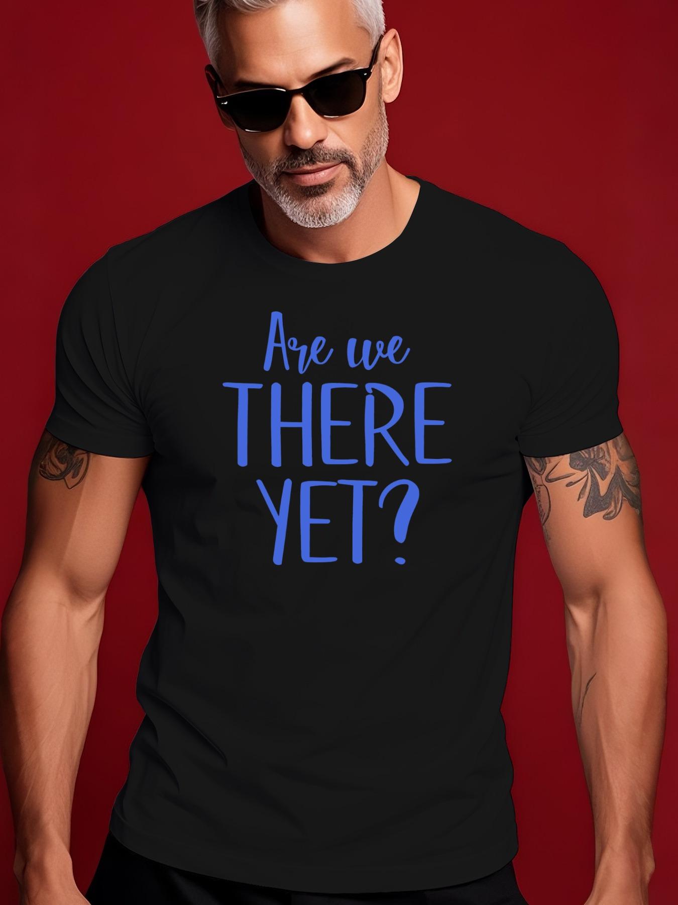 Are We There Yet? Graphic Tee - Light Blue Casual Summe... S