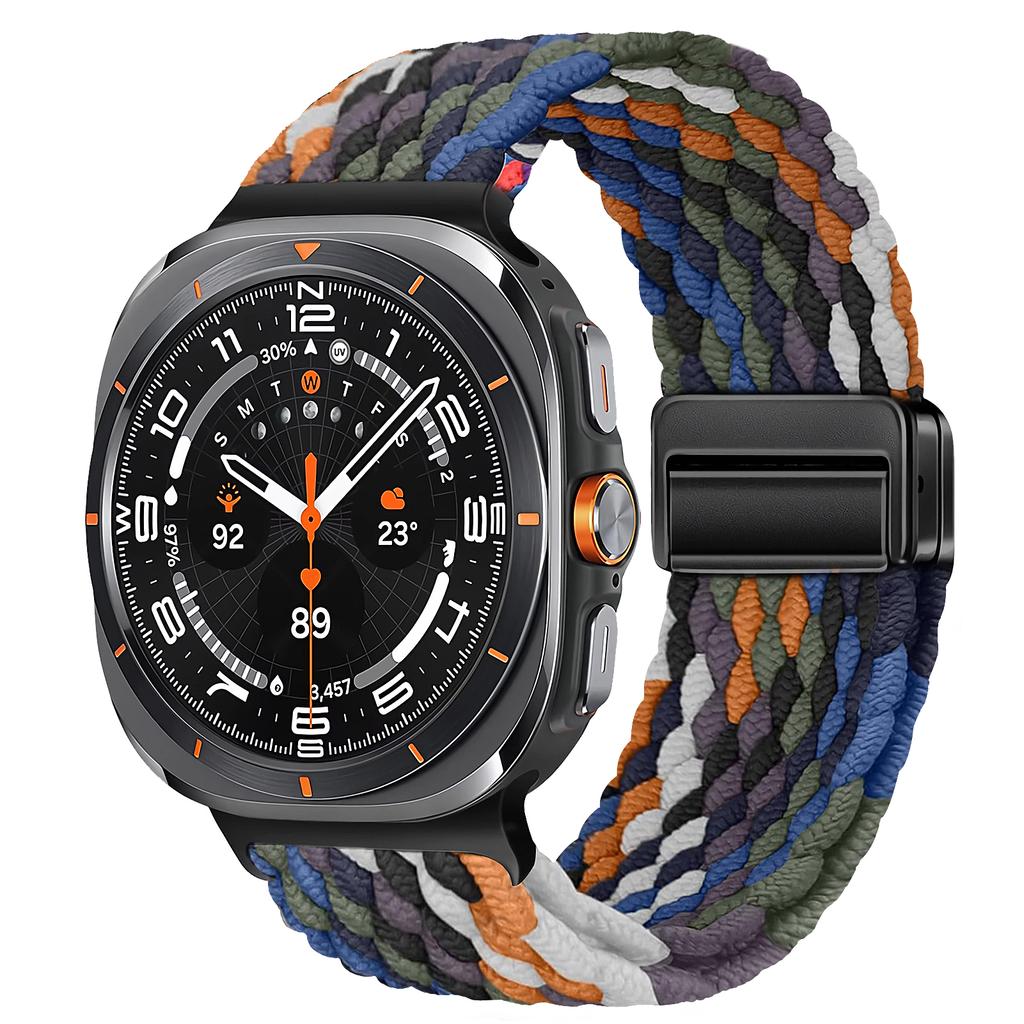 Braided Bands For Samsung Galaxy Watch Ultra 47mm watchband Magnetic wrist sport belt Bracelet Correa Galaxy Watch 7 Ultra Strap