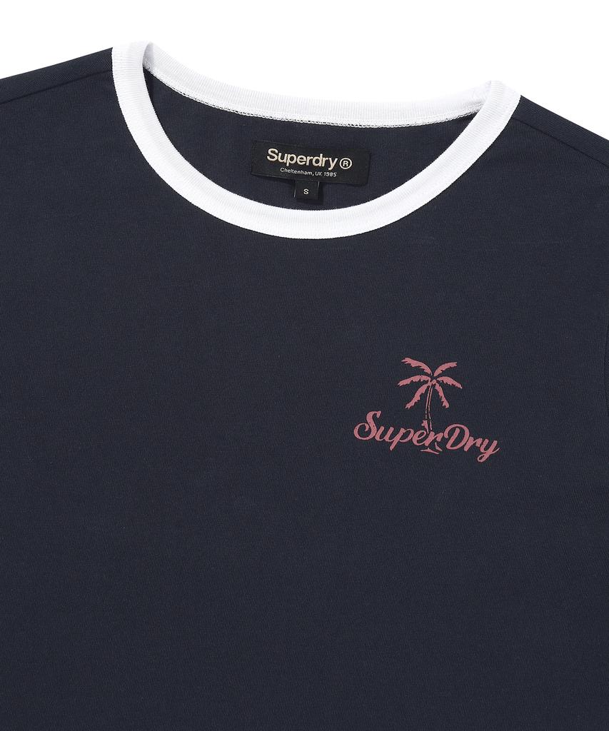 Syupeodeulai W Summer Ringer T-Shirt Dark Navy