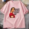 Baby Don't Hurt Me Meme Graphics T Shirt Man Clothes Tops Cotton Print Short Sleeve Men's Cotton T-shirt Men's O-neck Tees