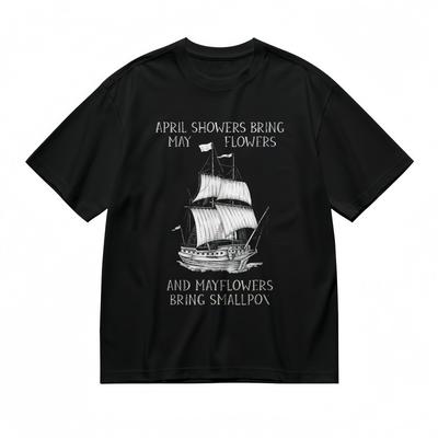 Heren Vintage Zeilboot en Citaat Grafisch T-shirt Unisex Zwart 100% Katoen Zomer Shirt