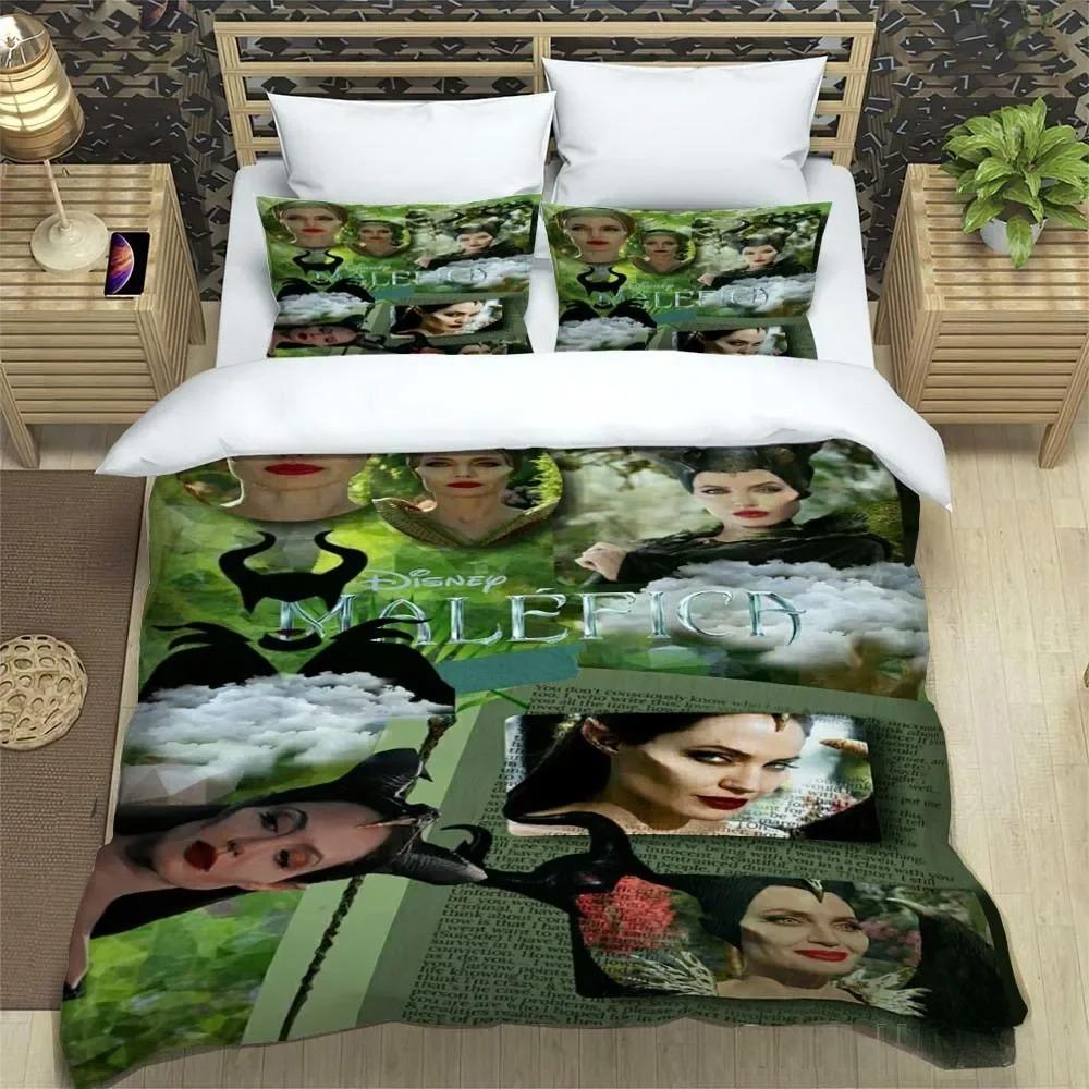 

Villains Maleficent Ursula Evil Queen Bedding Set Duvet Cover Comforter Sets Double Comforte 100% Polyester 3-Piece Set AU Double(180*210cm)3pcs