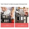 304 Stainless Steel Citrus Press Manual Juicer Hand Press Lemon Squeezer for Lemons Orange Grapfruit for Kitchen Bar Restaurant
