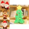 Adorable Christmas Santa Claus Elk Xmas Tree Plush Toy Soft Stuffed Doll Kids Hug Gift