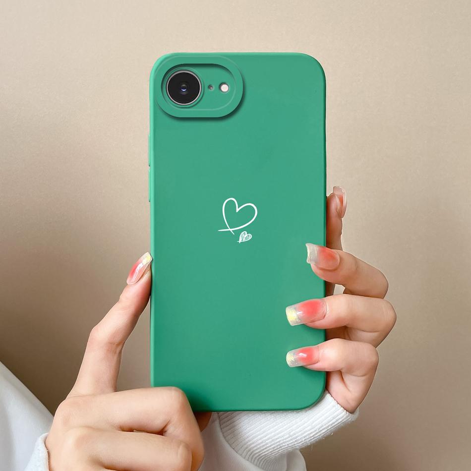 

For iPhone 16E Case For iPhone SE 2025 Cover For iPhoneSE 4 Simple Butterfly Phone Cases Soft Liquid Silicone Back Covers Funda iPhone 16E(2025)
