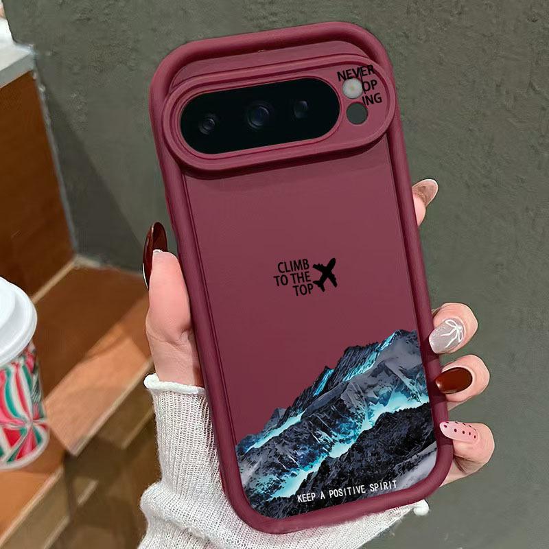 Google Pixel 8/8A & 9Pro Snow Mountain Drop-Proof Soft Phone Case