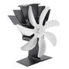 7-Blatt-Wärmebetriebener Ofenventilator, thermoelektrische Kaminventilatoren aus Aluminiumlegierung für Holzbrenner
