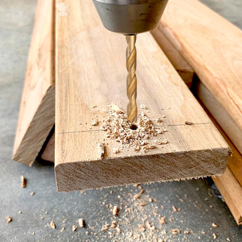 For Bench Drill 1-10mm Drill Bits 19Pcs Drill Bit Set High Speed Processing Easy To Chip High Speed Processing