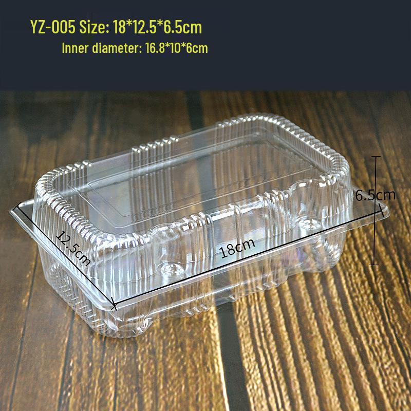Transparent Disposable Pastry Packaging Box for Cakes and Bread