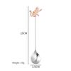 Japanese Korean Style Cartoon Cat Spoon Polished Honey Stirring Spoon New Dessert Spoon