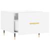 Glossy White Coffee Table 50 x 50 x 40 cm Particleboard