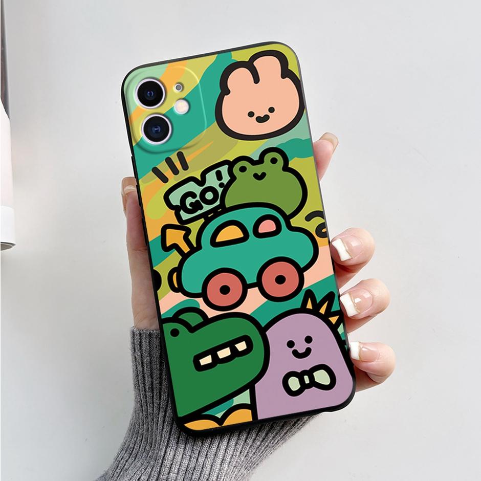 Cartoon Case For iPhone 12 Mini Mobilie Phone Soft Silicone Protective Covers For iPhone 12Mini Shockproof Fashion item Housings
