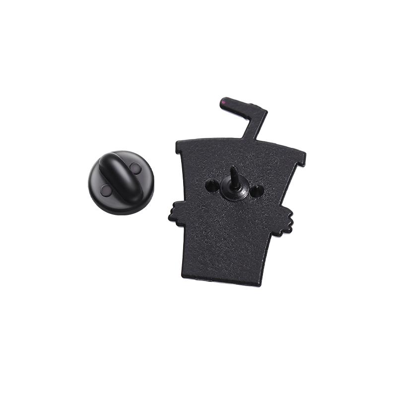 Fast Food Emaille-Pins Custom Animation Comedy Broschen Reversabzeichen Cartoon Lustiger Schmuck Geschenk für Kinder Freunde