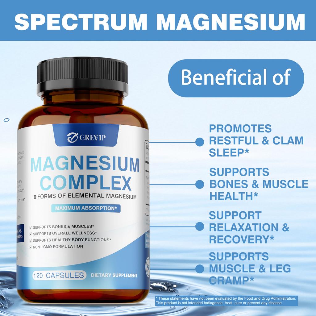 Magnesium Complex Supplement, Containing Magnesium Citrate and Magnesium Malate, Is Beneficial for Bone and Muscle Health.