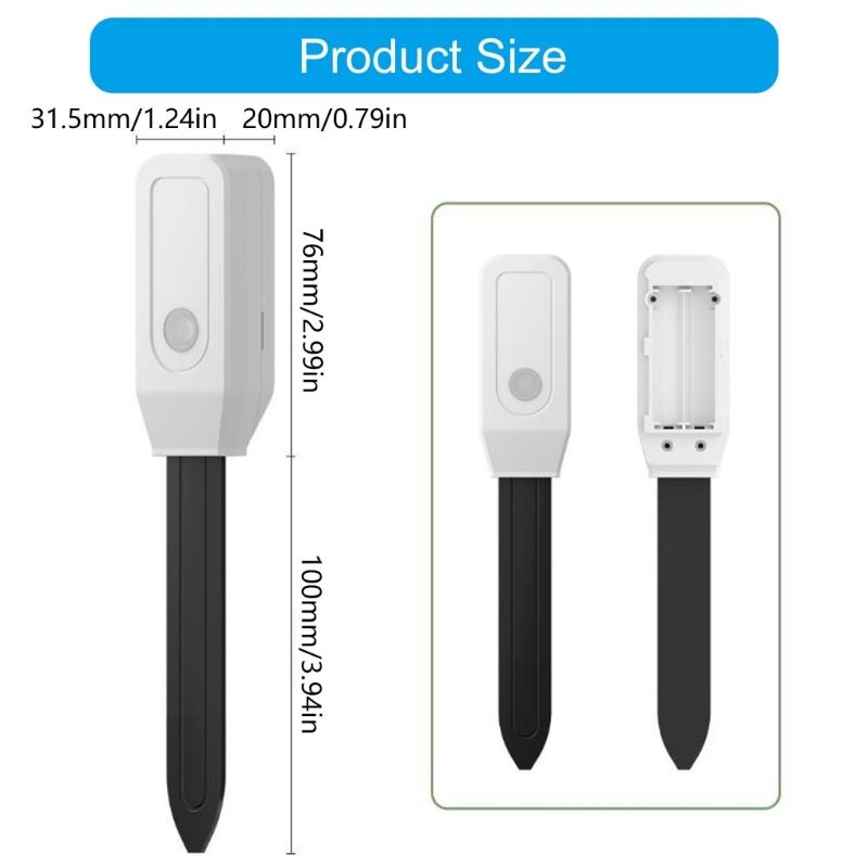 Wireless Plant Soil Sensors With High Precisions Measurement Temperature Humidity Fertility Light Tester for Home Garden