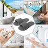 Foot Scrubber Massage Slippers Feet Cleaner Silicone Bristles Slippers Shower Slippers with Anti-Slip Suction Cups for Exfoliating Cleaning Foot