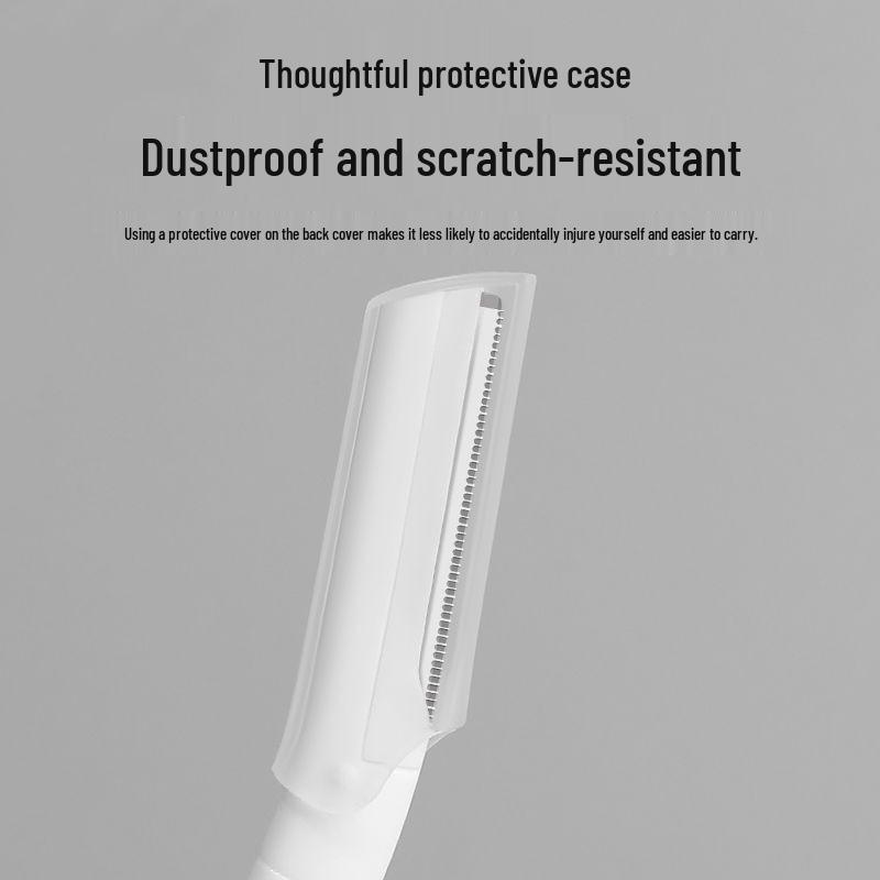 Beginner-Friendly White Eyebrow Shaver Set for Men and Women