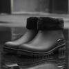 Fashion Men's Rain Boots Waterproof Boots Fishing Casual Camping Rubber Shoes Fashion Couple Short Boots Outdoor Non-slip Water Shoes