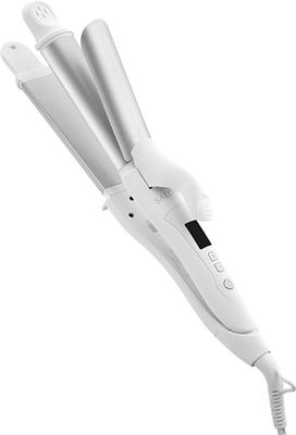 SALONIA 2WAY Straight Curl Hair Iron 32mm White SL-002A