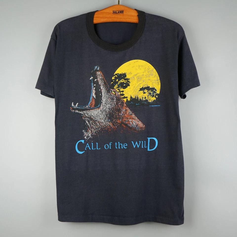 Vintage 1989 Wolf Animal t-shirt Leader of the pack M