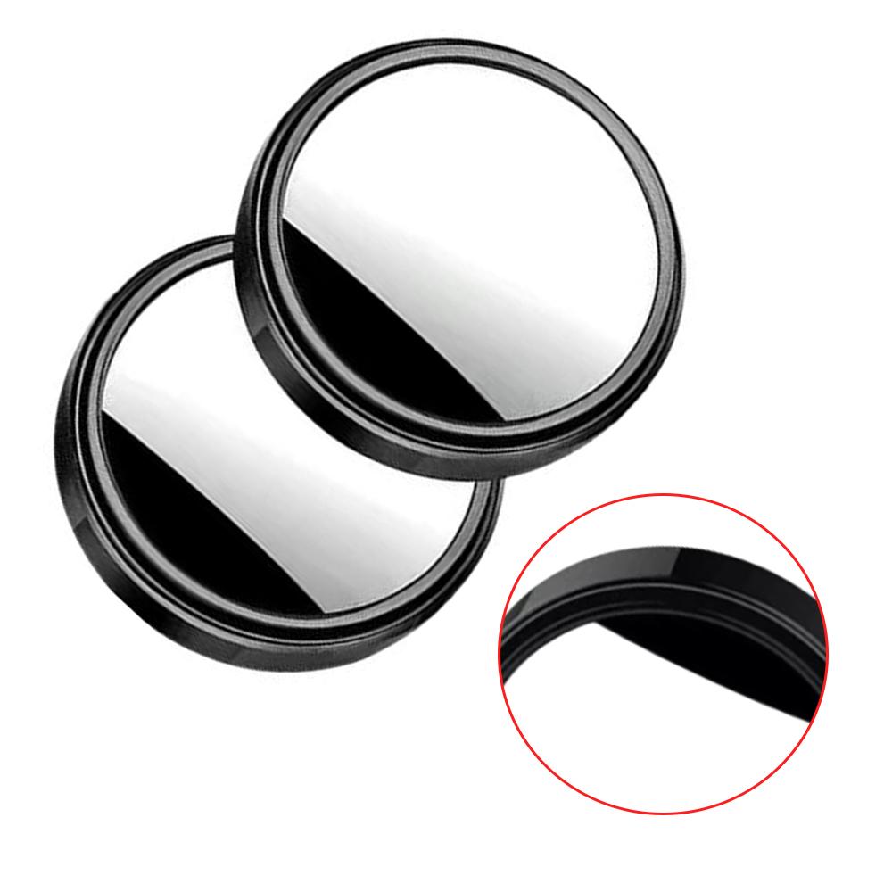 2Pcs Car Reverse Blind Spot Mirrors Auxiliary Rearview Convex Mirror Wide Angle Mirrors For Car Round HD Rearview Parking Mirror
