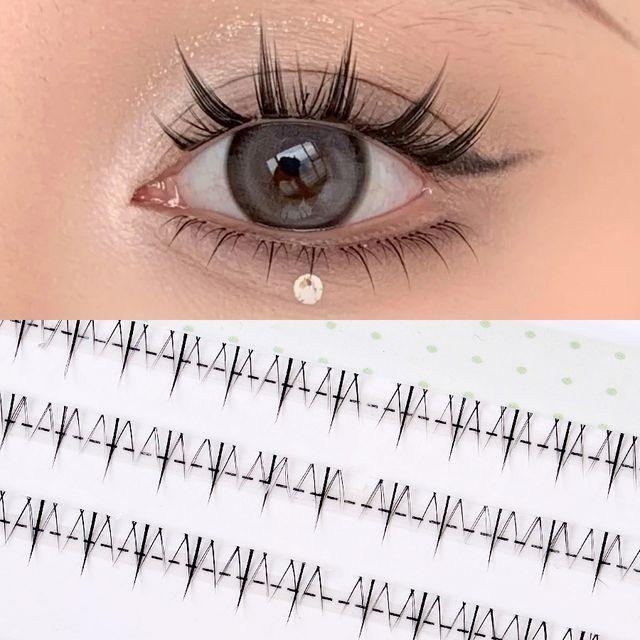 

Mogugu - Lower False Eyelashes (various designs) Lower Eyelashes - Black - One Size