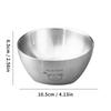 304 Stainless Steel Rice Bowl Anti scalding Kid Bowl Double Layer Soup Bowl Thickened Food Container Kitchen Tableware