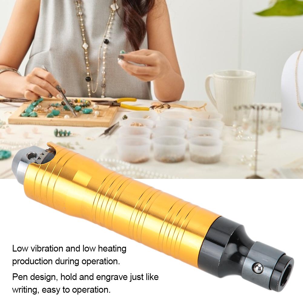 Schmuck Gravierfräse Jade Schnitzen Schaftwerkzeug Gravierhammer Griff Handstück Stift