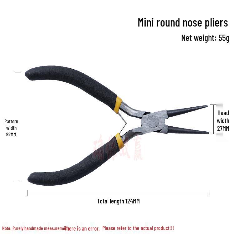Handmade Mini Jewelry Pliers: Needle-Nose, Round-Nose, Bent-Nose, Angled-Nose, and Wire Cutters