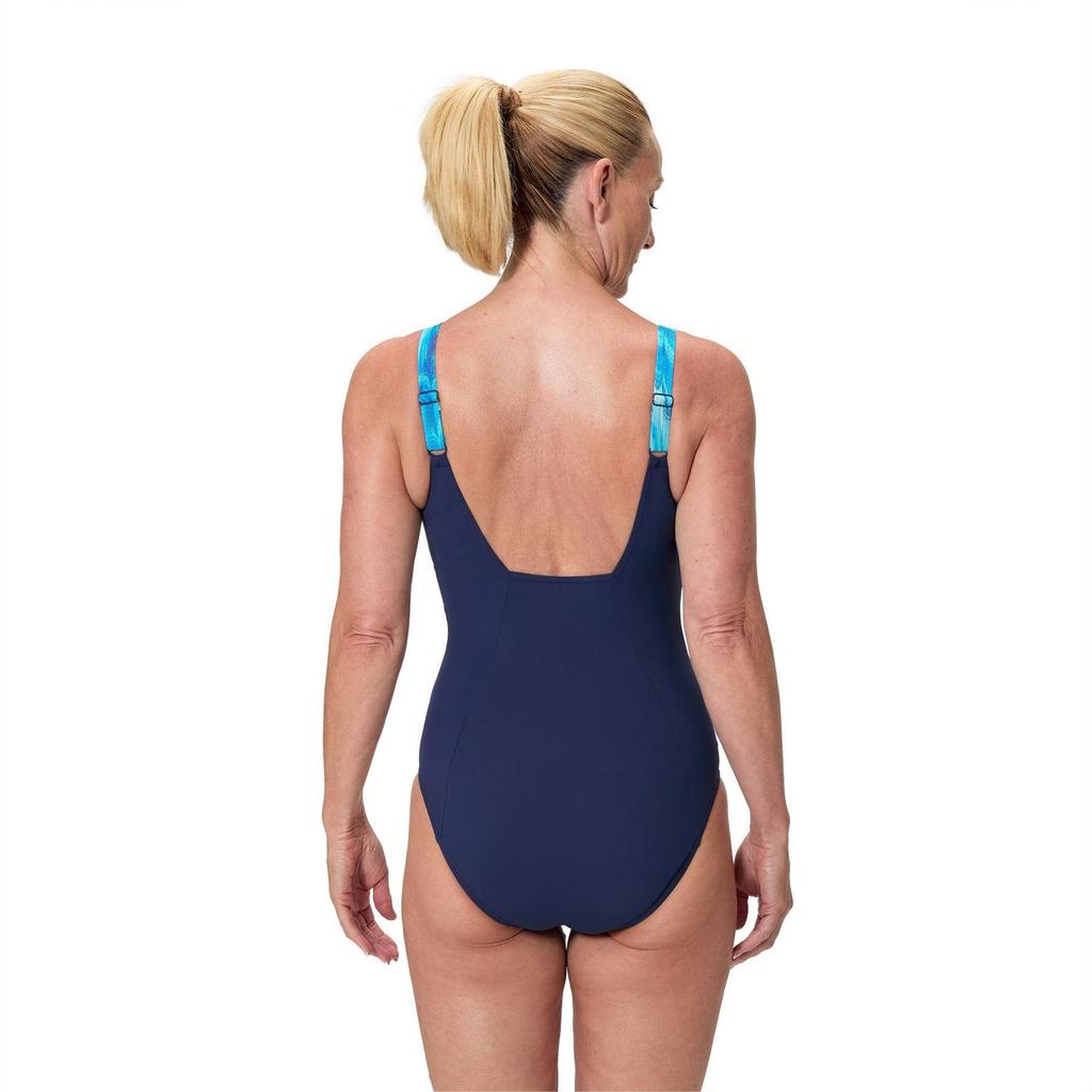Speedo Womens/Ladies Wavy One Piece Swimsuit