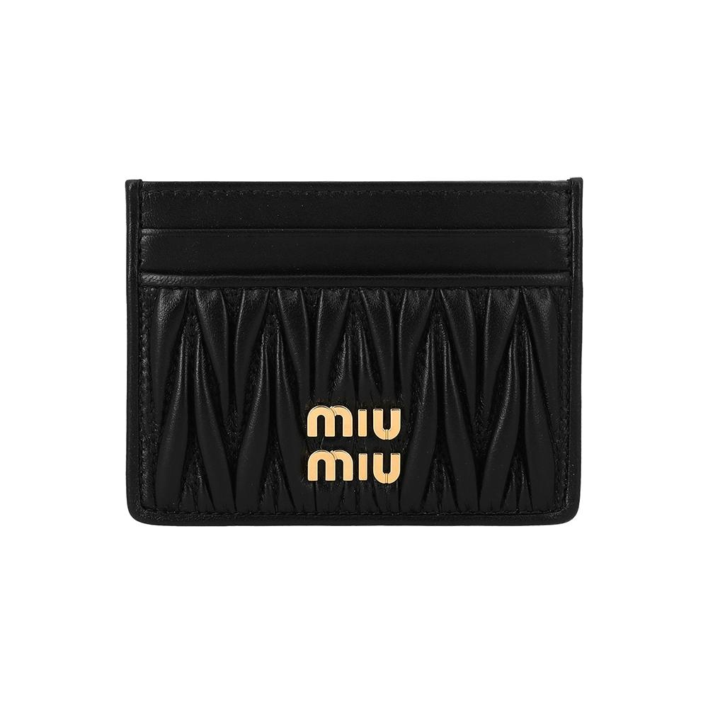 Miu Miu 5mc076 Afpp F0002 Materasse Nappa Card Holder