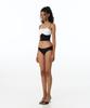 VINAJ Chain Contrast Tube Top Bikini Bra (Black)