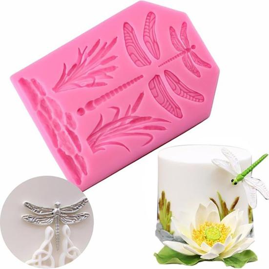 

Стрекоза трава украшения формы DIY помадка торт выпечки силиконовые формы для шоколада