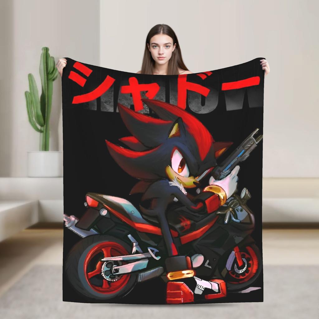 The Hedgehog Shadow X - Shadow's Path Vintage Blanket Flannel Vintage Warm Throw Blankets for Bedspread Autumn/Winter