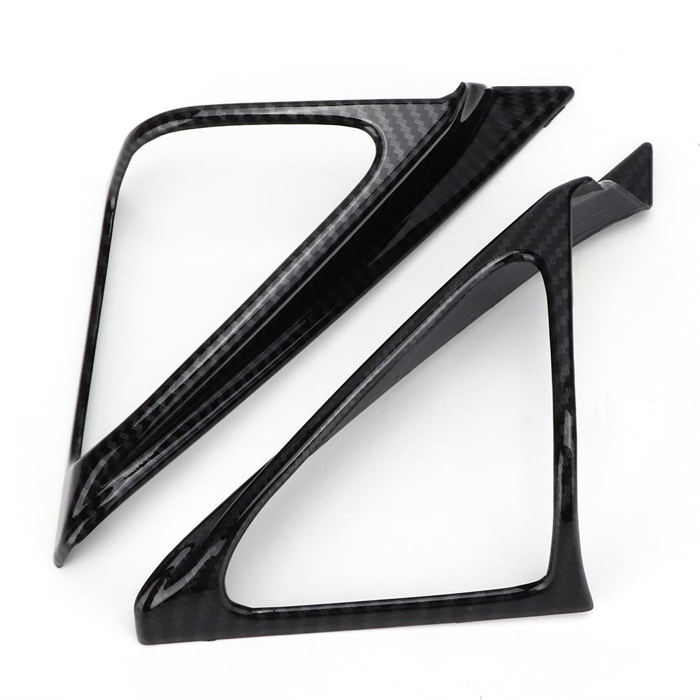 2pcs Carbon Fiber Door A Pillar Speaker Cover Trim Fit for Honda Accord 10th