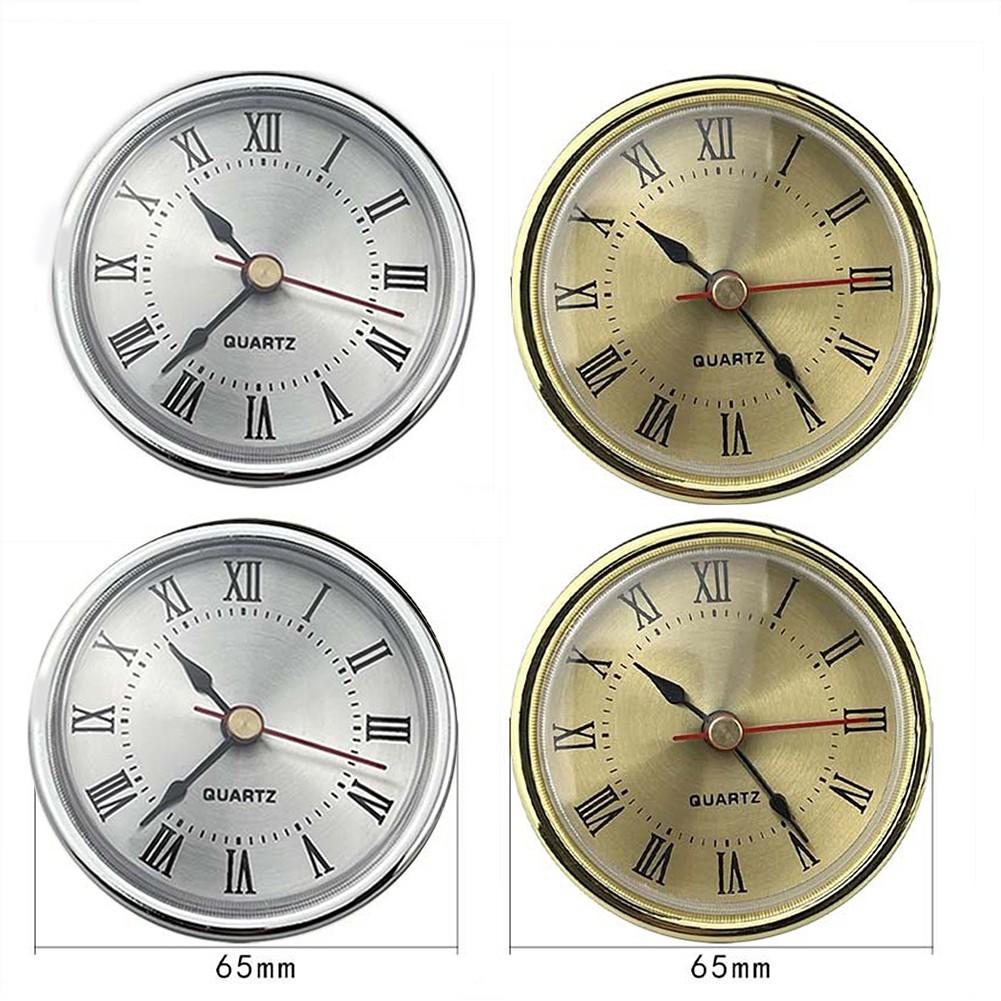 65MM Quartz Clock Inserts Movement Insert Replacement DIY Parts Roman Numbers