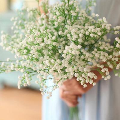 1 szt. Sztuczny bukiet Babysbreath (24 Oddziały) Fotografia rekwizyty dekoracje weselne