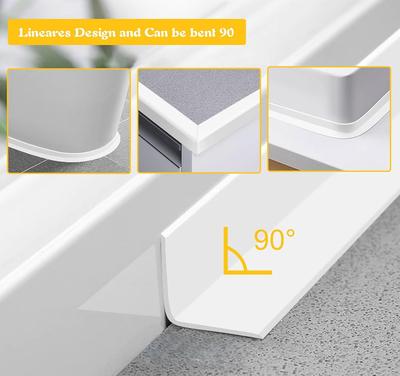 Self-adhesive Sealing Tape PVC Oil-Proof Kitchen Sink Edge Caulk Tape Waterproof Bathroom Toilet Corner Wall Stickers
