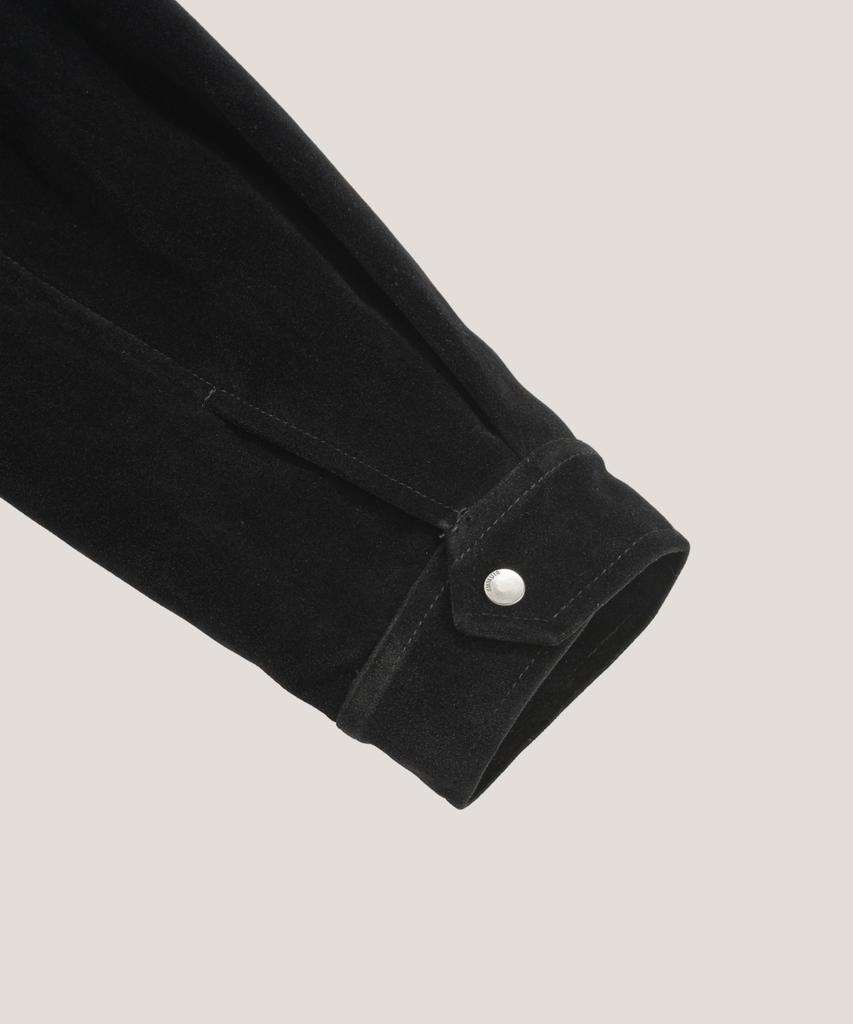 Kiimuir Suede Biker Jacket_Black