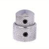1PC 2 In 1 Dual Concentric Tone Volume Blend Control Knobs Domed Metal Volume Speed Control Knobs For Electric Guitar Bass