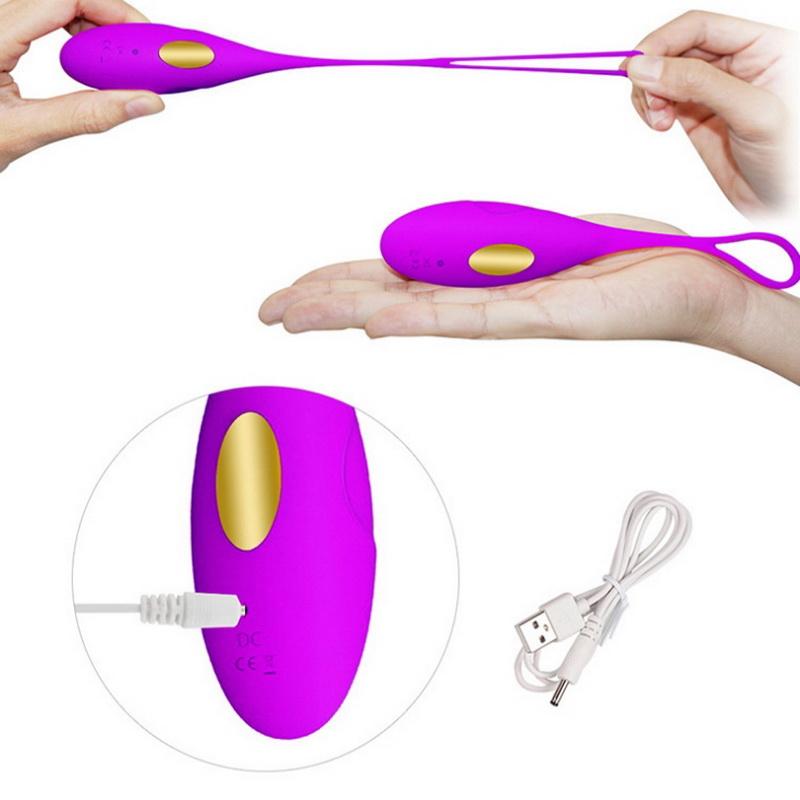 Wireless Remote Control Vagina Balls Silicone Bullet Egg Vibrators USB Rechargeable Massage Ball Adult Sex Toys