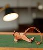 Genuine Top Grain Leather Airplane Keychain -Handcrafted Vintage Bag Charm, Luggage Tag