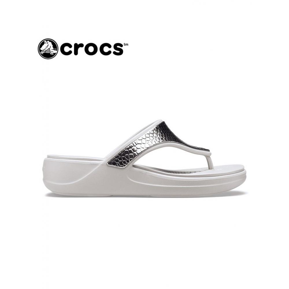 

Сандалии Crocs 206303 0go silver platinum/W5