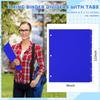 3 Sets 8 Tab Blue Binder Dividers for 3 Ring Binders 8.5 x 11 Inch Binder Dividers with 3 Hole Punched Page Dividers Sturdy Binder Index Dividers for