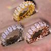 European & American Luxury Zircon Diamond Ring for Women - Perfect Birthday Gift & Party Accessory